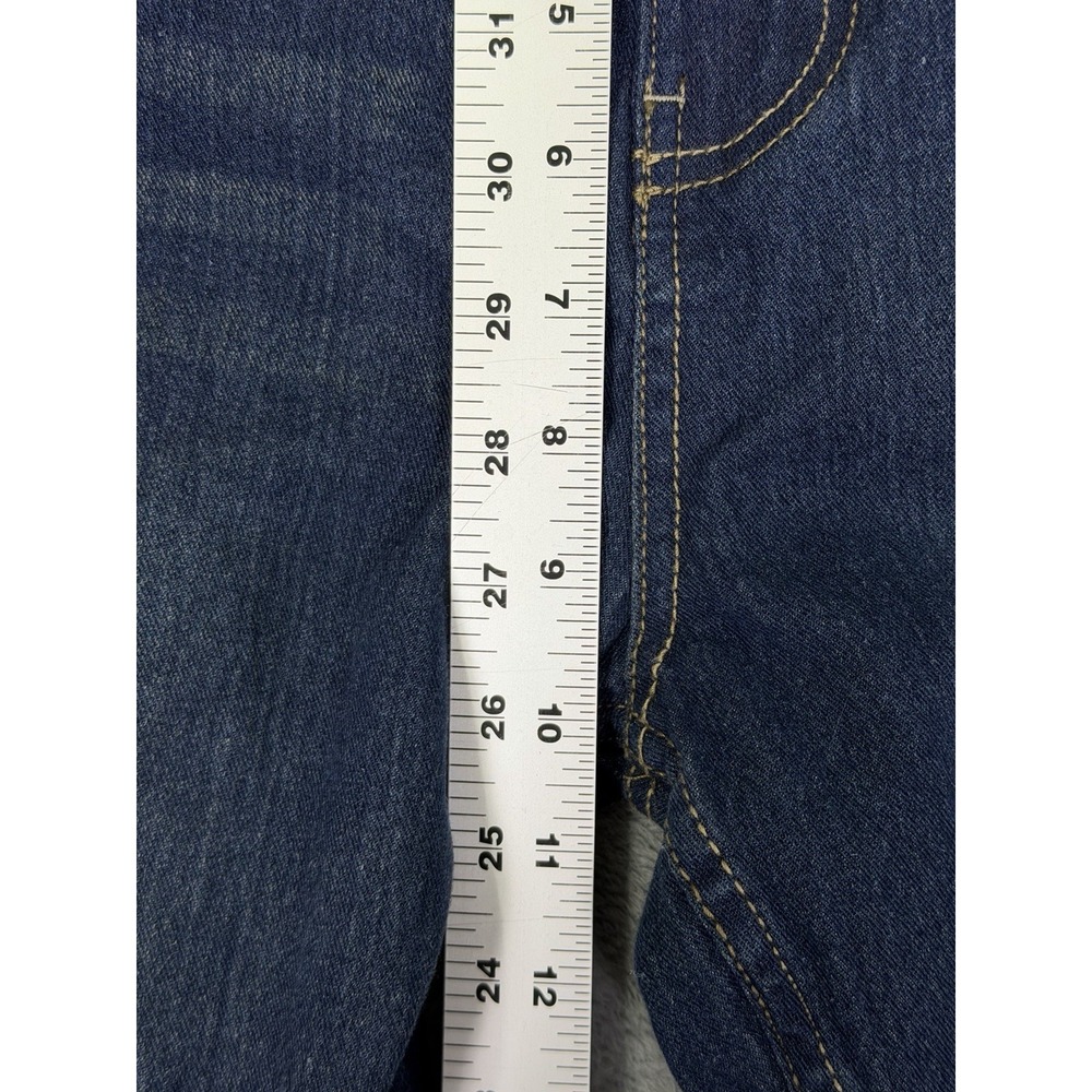 Silver Jeans Boys 16 Blue Dark Wash Zane 1214 Relaxed Straight Adjustable Waist‎ - Picture 4 of 9